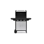 Plancha gaz CAMPINGAZ EX 3 noir 3 brûleurs sur chariot couvercle de cuissson, 60x35 cm