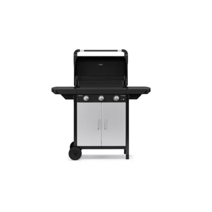 Plancha gaz CAMPINGAZ EX 3 noir 3 brûleurs sur chariot couvercle de cuissson, 60x35 cm