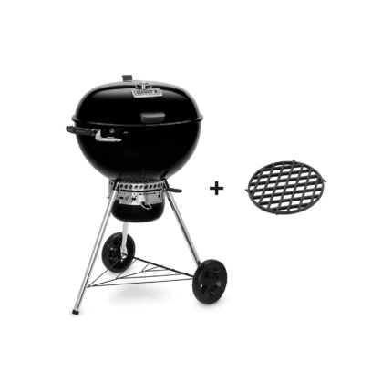 Barbecue charbon WEBER master-touch GBS premium E-5775 black sur pied 57 cm