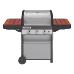 Barbecue gaz CAMPINGAZ 3 SERIES CLASSIC WLX inox 3 brûleurs sur chariot, 61x45 cm