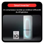 Réfrigérateur combiné LG GBV5240APY – Image 16