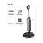 Aspirateur laveur TINECO Floor One S9 Artist avec fonction vapeur, autonomie élevée – Image 2