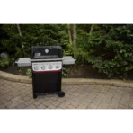 Barbecue gaz WEBER Spirit E-425 mix black grill et plancha sur chariot, 61x45 cm – Image 2