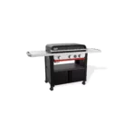 Plancha gaz WEBER black 3 brûleurs sur chariot, 76x46 cm – Image 2