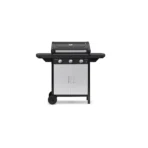 Plancha gaz CAMPINGAZ EX 3 noir 3 brûleurs sur chariot couvercle de cuissson, 60x35 cm – Image 2