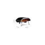 Four à pizza gaz OONI Koda 12 noir pizza 30 cm, préchauffage 15 min, de 280 à 500°C – Image 2