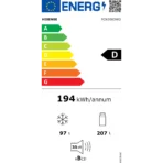 Réfrigérateur combiné HISENSE FCN300DWD – Image 3