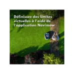 Robot tondeuse NAVIMOW i105E sans fil périphérique, 500 m² de superficie – Image 7