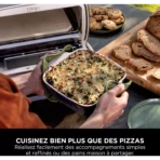 Four à pizza électrique NINJA MO201EU inox noir pizza 30 cm, fonction air fryer, thermostat digital – Image 7