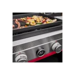 Plancha gaz WEBER black 3 brûleurs sur chariot, 76x46 cm – Image 7