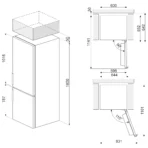 Réfrigérateur combiné SMEG RC18XDNC – Image 2